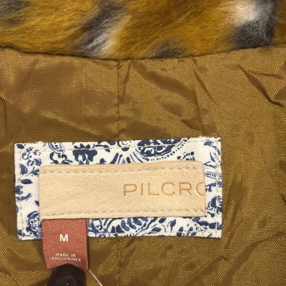 Anthropology Pilcro Aztec Leopard Print Faux Fur Jacket - Picture 10 of 14